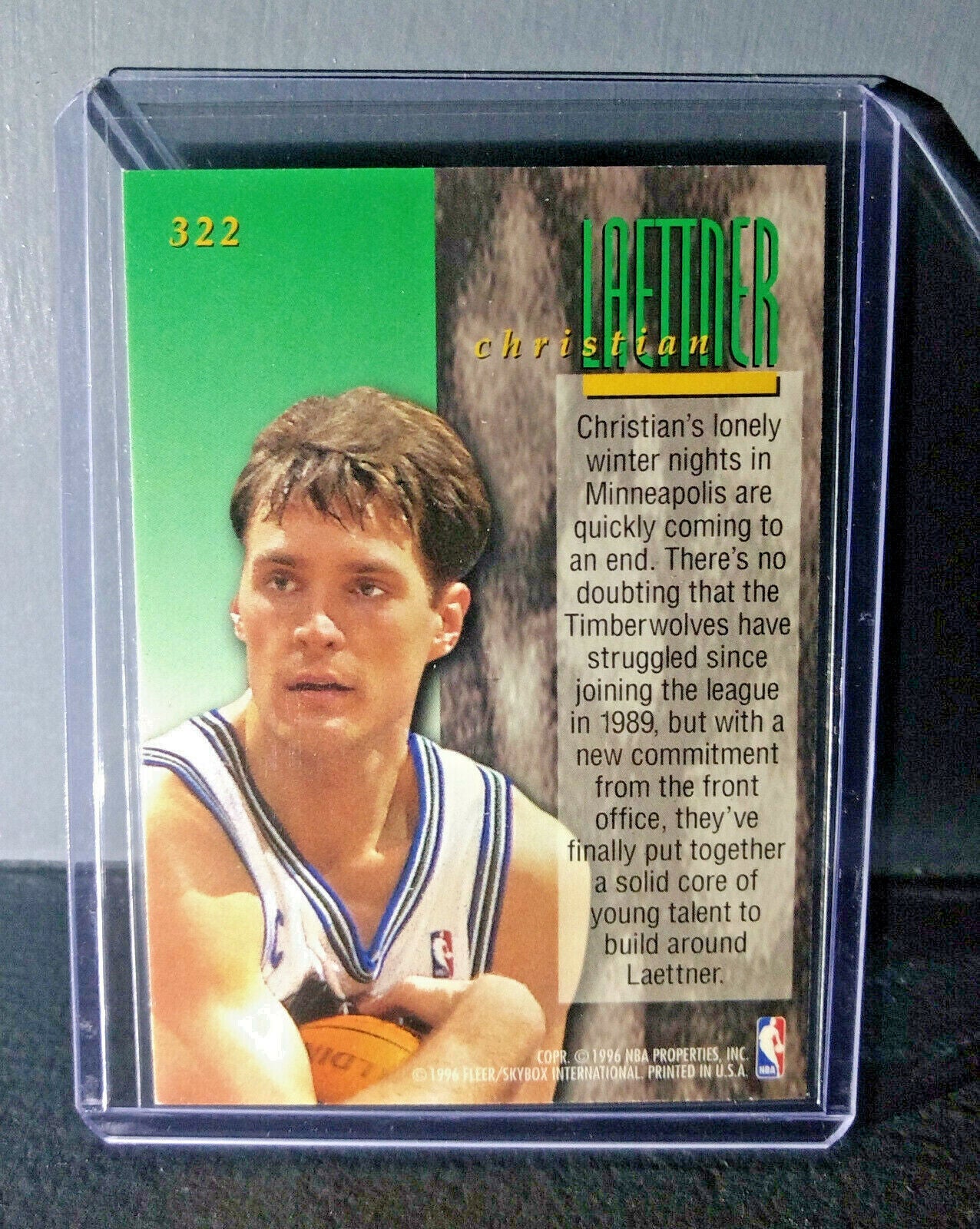 1995-96 Christian Laettner #322 Ultra Encore Basketball Card 