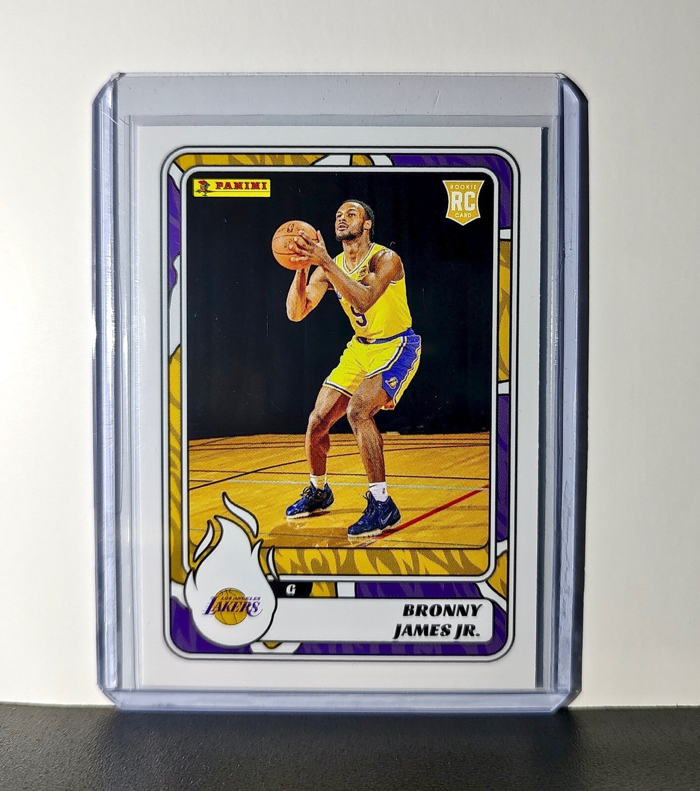 Bronny James Jr. Rookie 2024-25 Panini NBA #89 Sticker Card Los Angeles Lakers