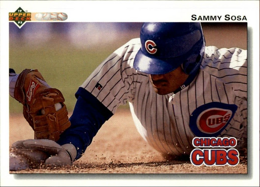 Sammy Sosa Cubs 1992 Upper Deck MLB #723 Baseball Card Chicago Cubs