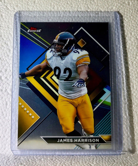 James Harrison 2023 Topps Finest NFL #231 Football Card Pittsburgh Steelers 