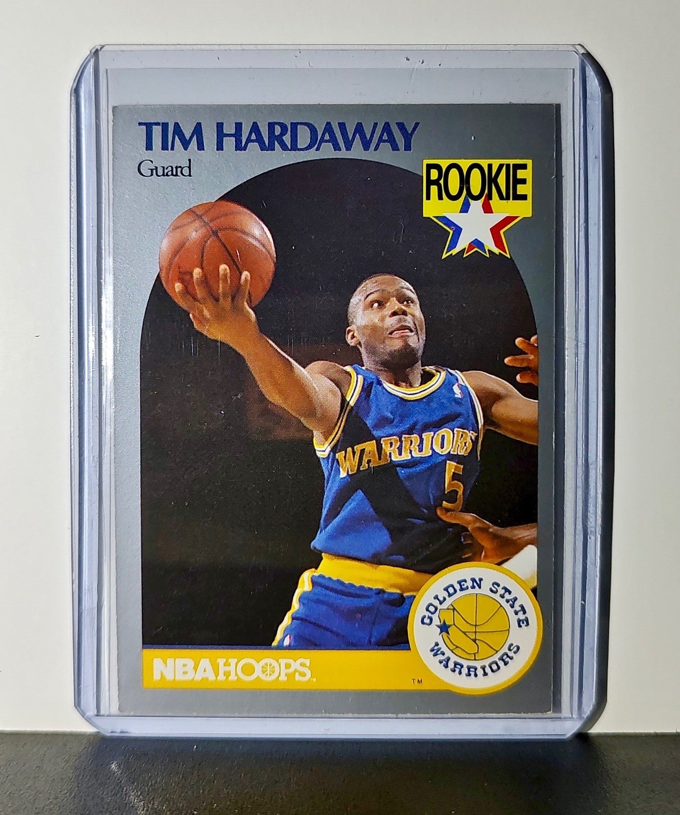 Tim Hardaway Rookie 1990 NBA Hoops NBA #113 Card Golden State Warriors
