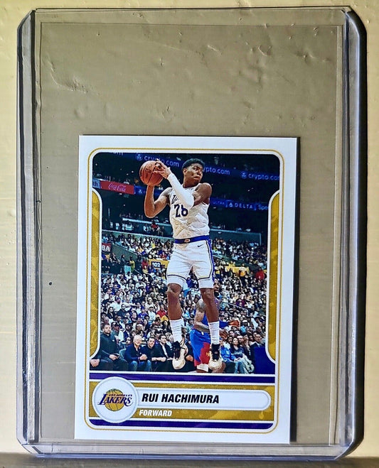 2023-24 Rui Hachimura Panini NBA Basketball #366 Sticker Los Angeles Lakers