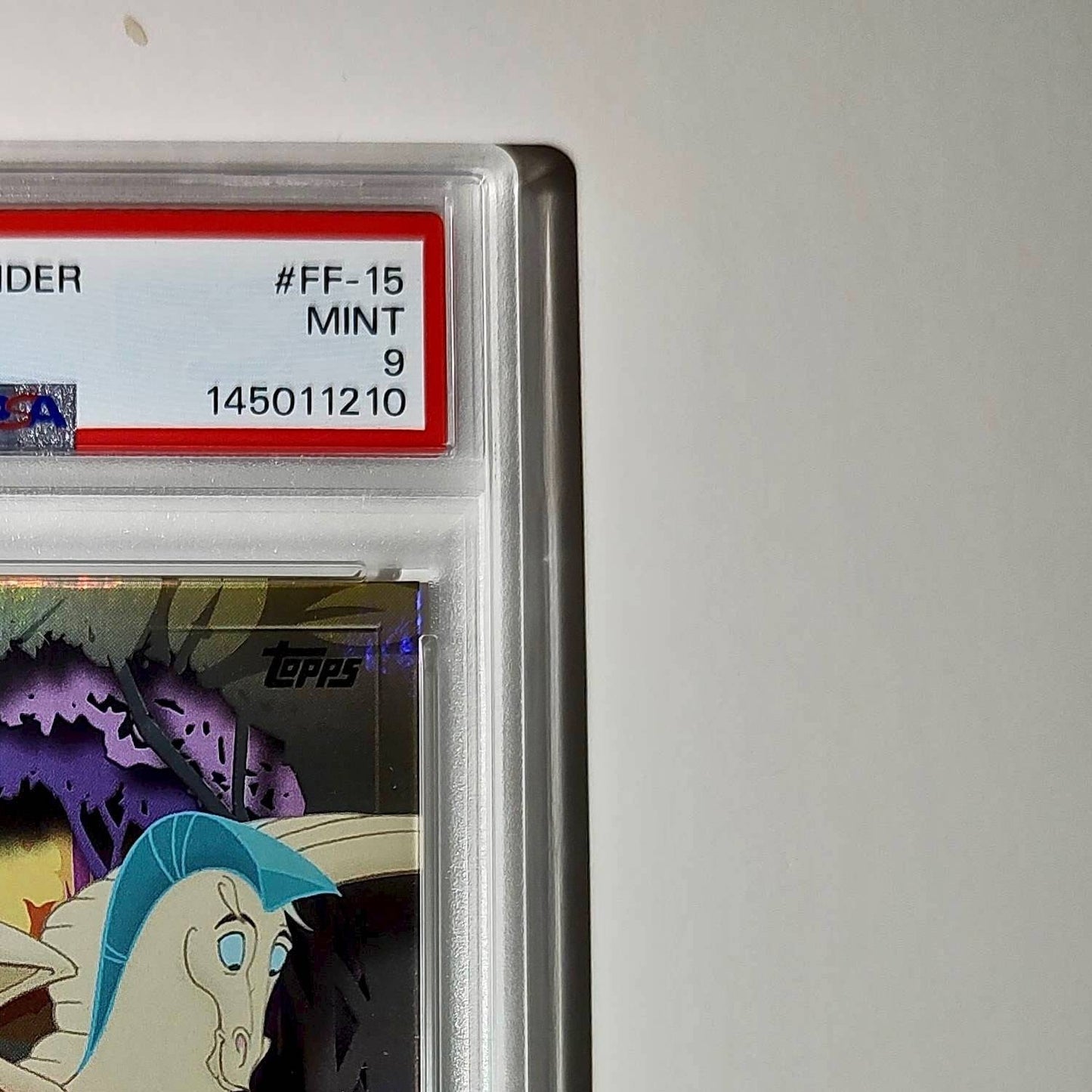 Pegasus 2025 Topps Disney #FF-15 Furry Friends Card Hercules PSA 9