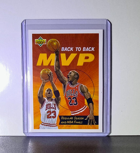 Michael Jordan 1992-93 Upper Deck Back to Back MVP Basketball Card Chicago Bulls