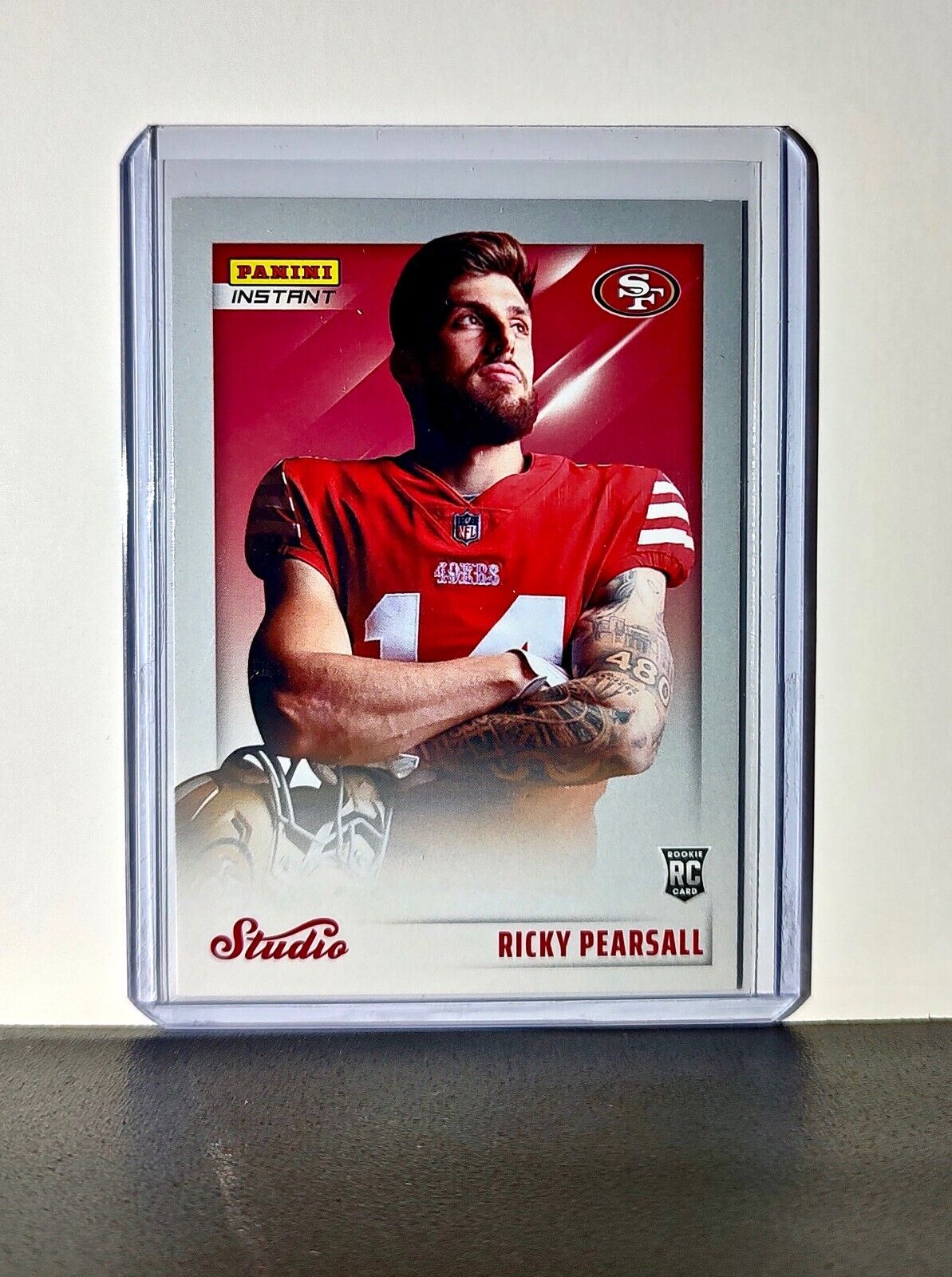 49ers Rookie Ricky Ricky Pearsall 2024 Panini NFL Studio Rookies #25 Card SF 49ers 1/1672 ...