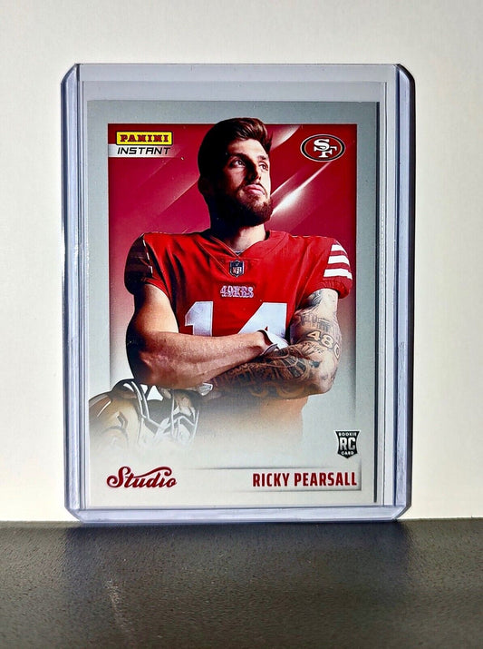 Ricky Pearsall 2024 Panini NFL Studio Rookies #25 Card SF 49ers 1/1672