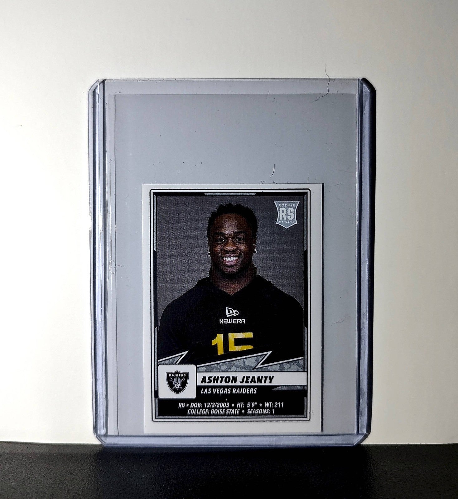 Ashton Jeanty Rookie 2025 Panini NFL #274 Sticker Raiders