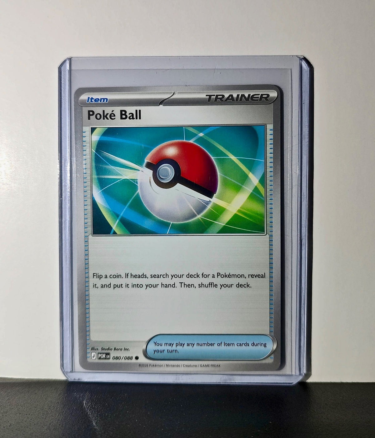 Pokemon Poke Ball Item Trainer 080/088 2025 Perfect Order Mega Evolution