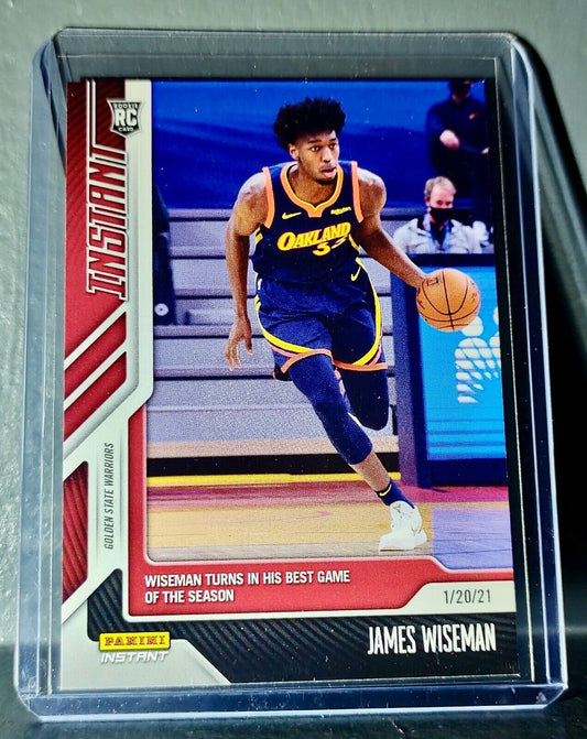 James Wiseman 2020-21 Panini NBA Instant #51 Rookie Basketball Card 1 of 444