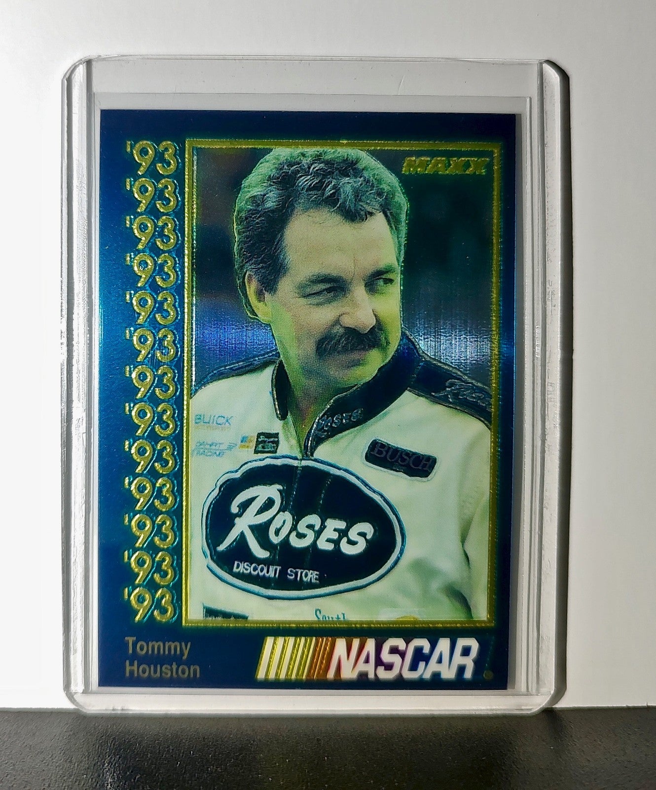 Tommy Houston 1993 Maxx Premier Plus Racing #50 NASCAR Card DAHRT Inc