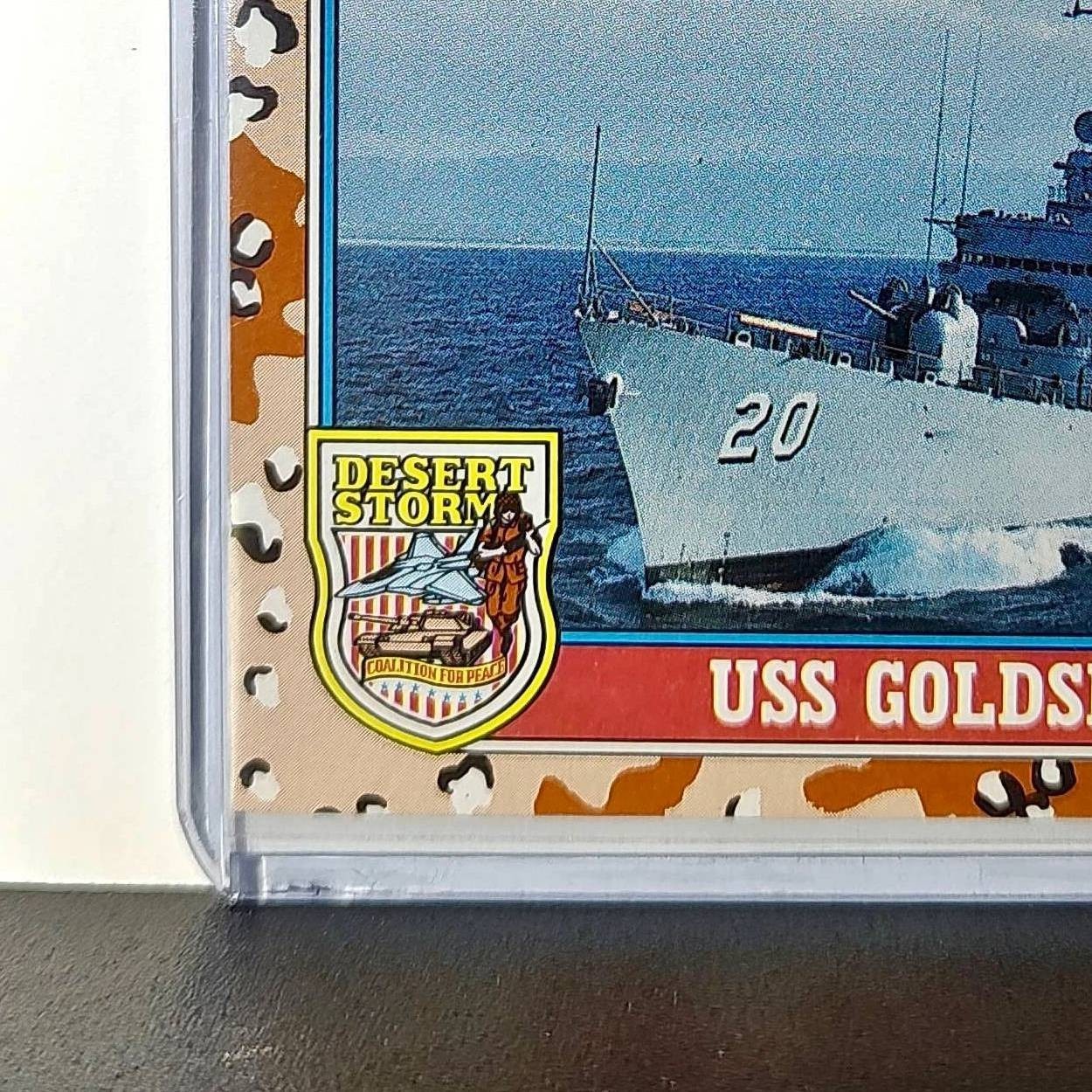 USS Goldsborough 1991 Topps Desert Storm #123 Card