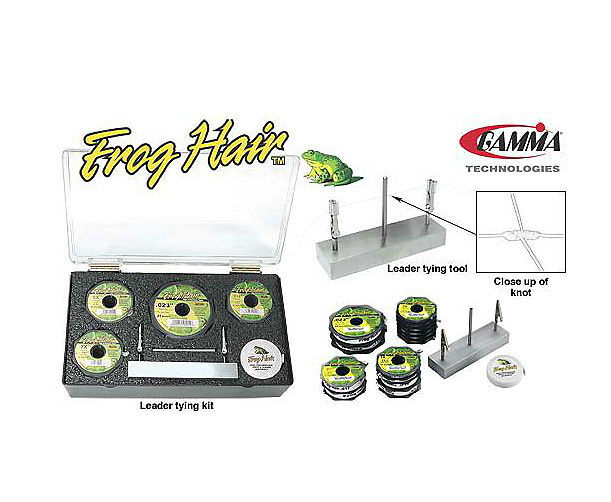 Leader Tying Kit FlyFishing Monofilament Frog Hair  -  Brand New - Free Shipping