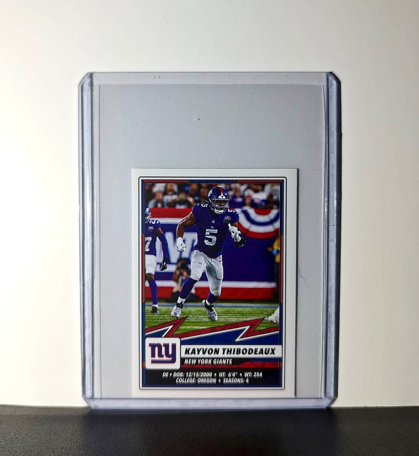 Kayvon Thibodeaux 2025 Panini NFL #321 Sticker New York Giants