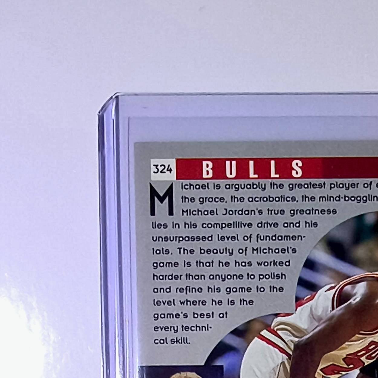 Michael Jordan 1995-96 Collector's Choice #324 Basketball Card Chicago Bulls