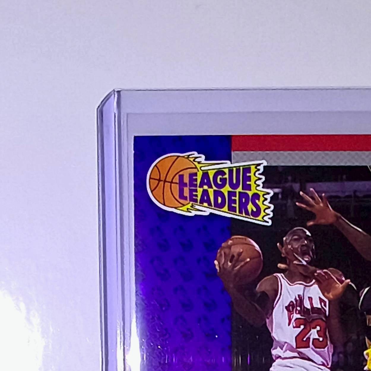 Michael Jordan 1991-92 Fleer League Leaders #220 Basketball Card Chicago Bulls