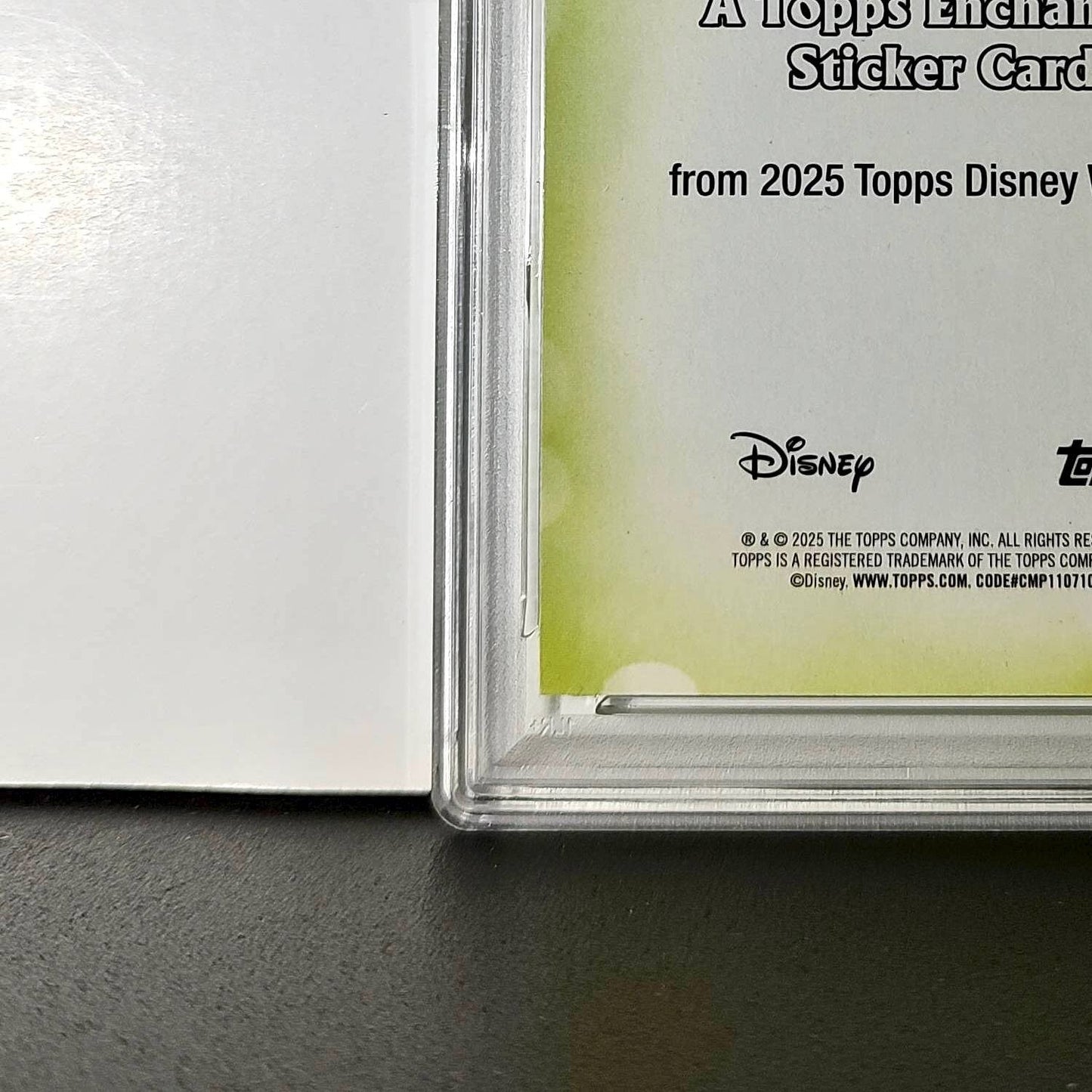 Raya 2025 Topps Disney #ES-24 Enchanted Sticker Card PSA 9