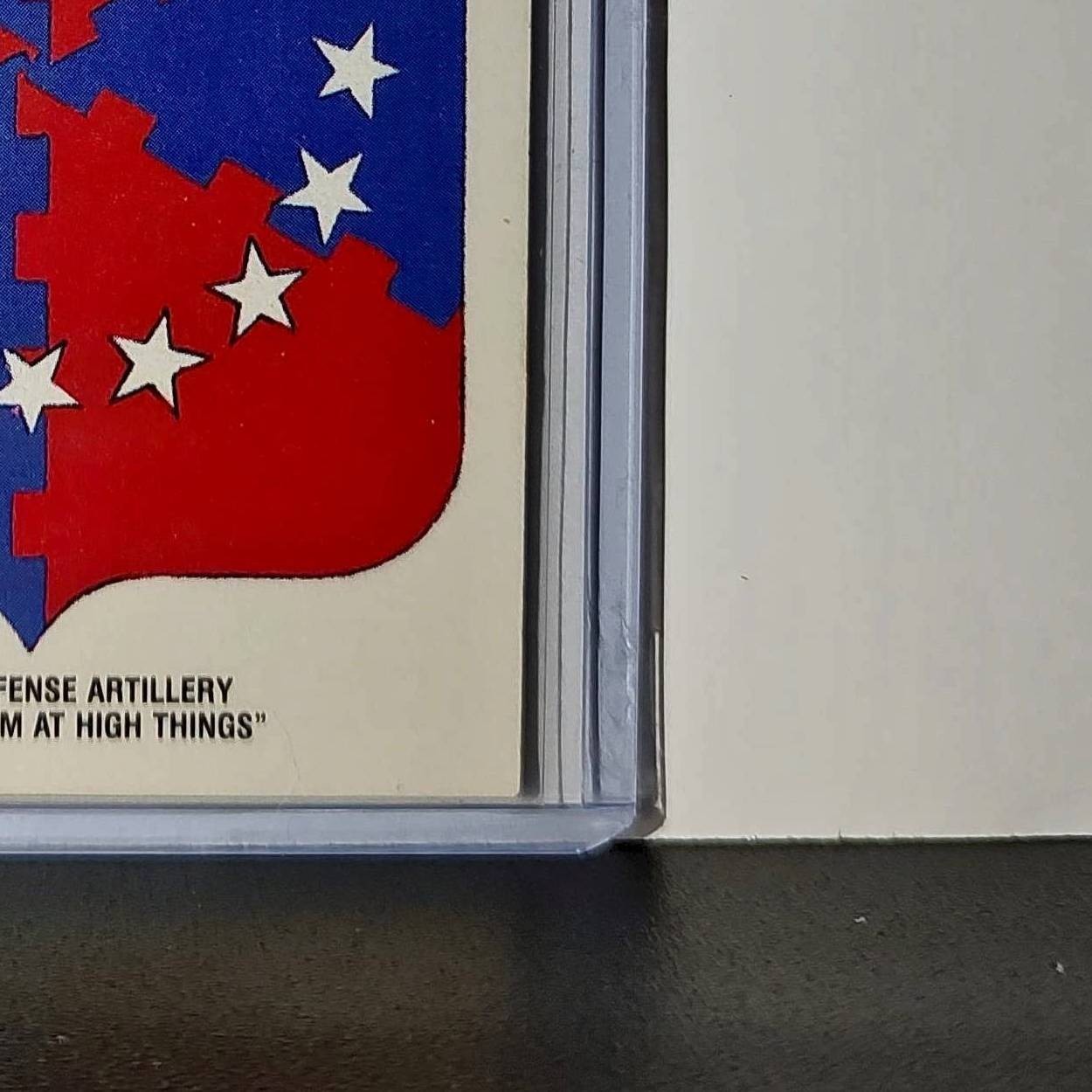 62nd Air Defense Artillery We Aim at High Things 1991 Desert Storm #14 Sticker