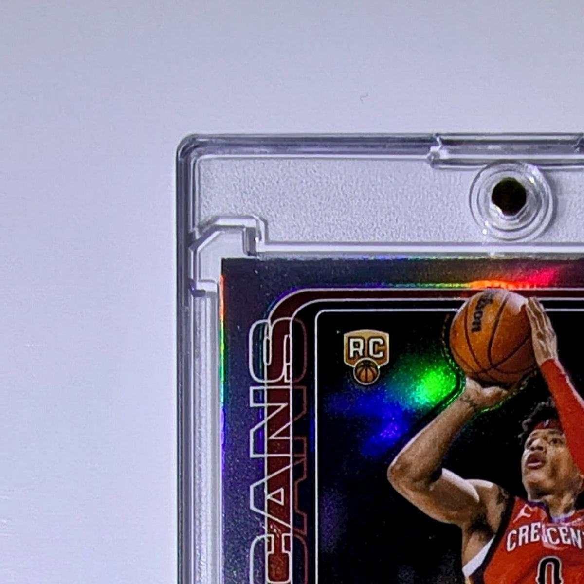 Jeremiah Fears Rookie 2025 NBA Topps Chrome Update #157 Refractor Card Pelicans