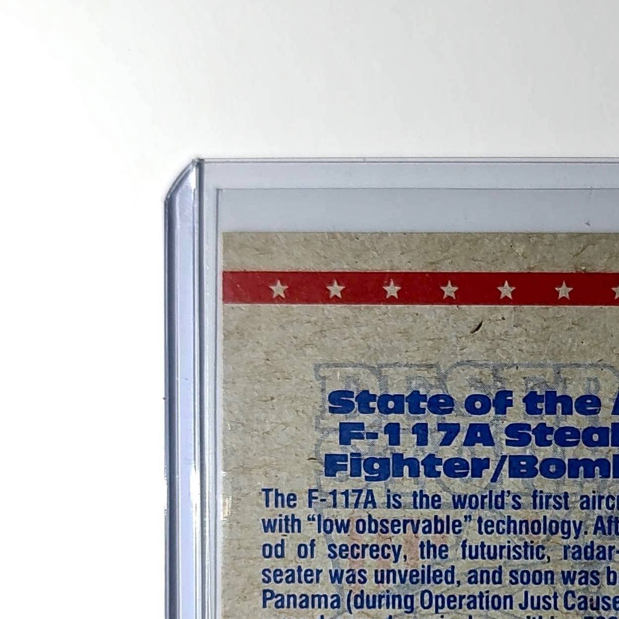 State of the Art Stealth 1991 Topps Desert Storm #20 Card