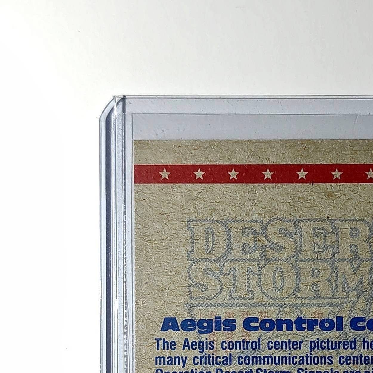 Aegis Control Center 1991 Topps Desert Storm #67 Card