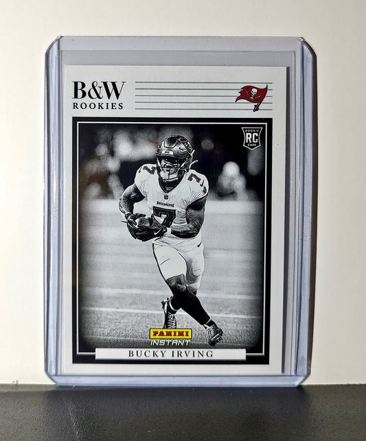 Bucky Irving 2024 Rookie Panini NFL #9 Black & White Rookies Buccaneers 1 of 680