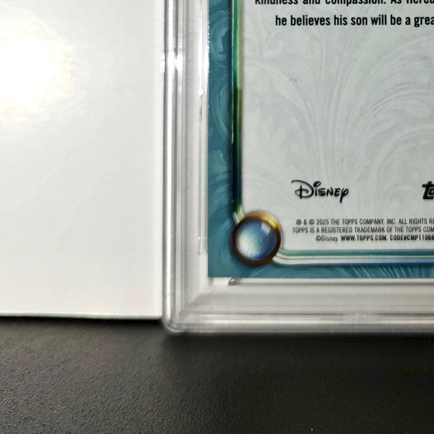 Zeus 2025 Topps Disney Wonder #134 Diamond Card Hercules PSA  PSA 9