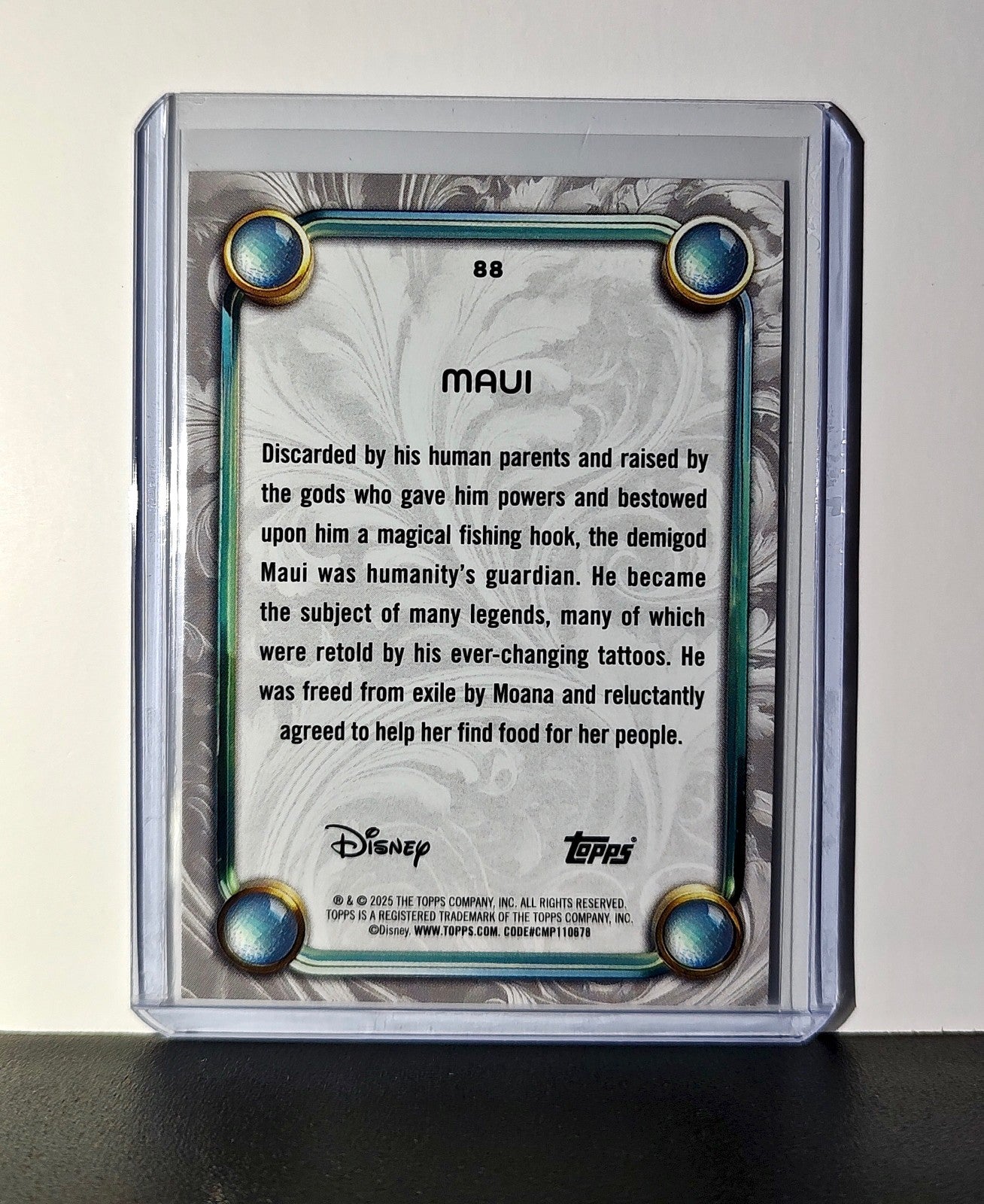 Maui 2025 Topps Disney Wonder #88 Card Moana