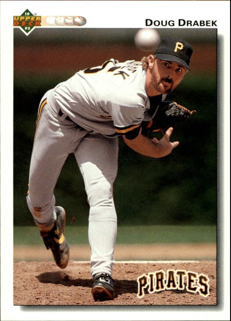 Doug Drabek 1992 Upper Deck MLB #221 Baseball Card Pittsburgh Pirates