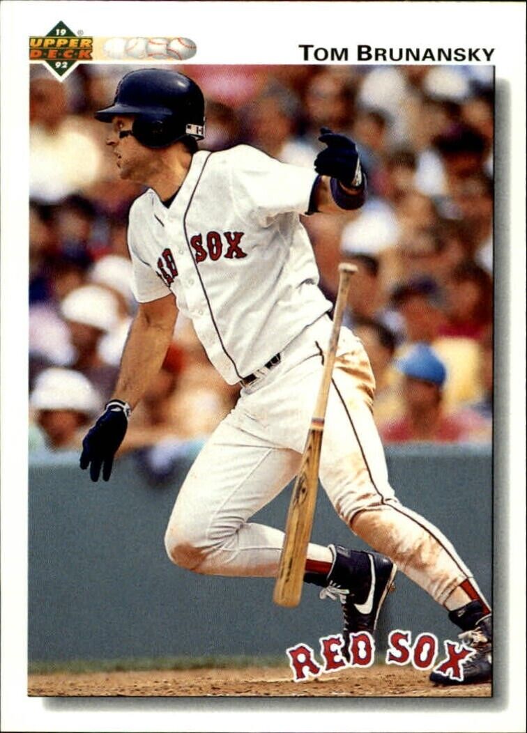 Tom Brunansky 1992 Upper Deck MLB #543 Baseball Card Boston Red Sox