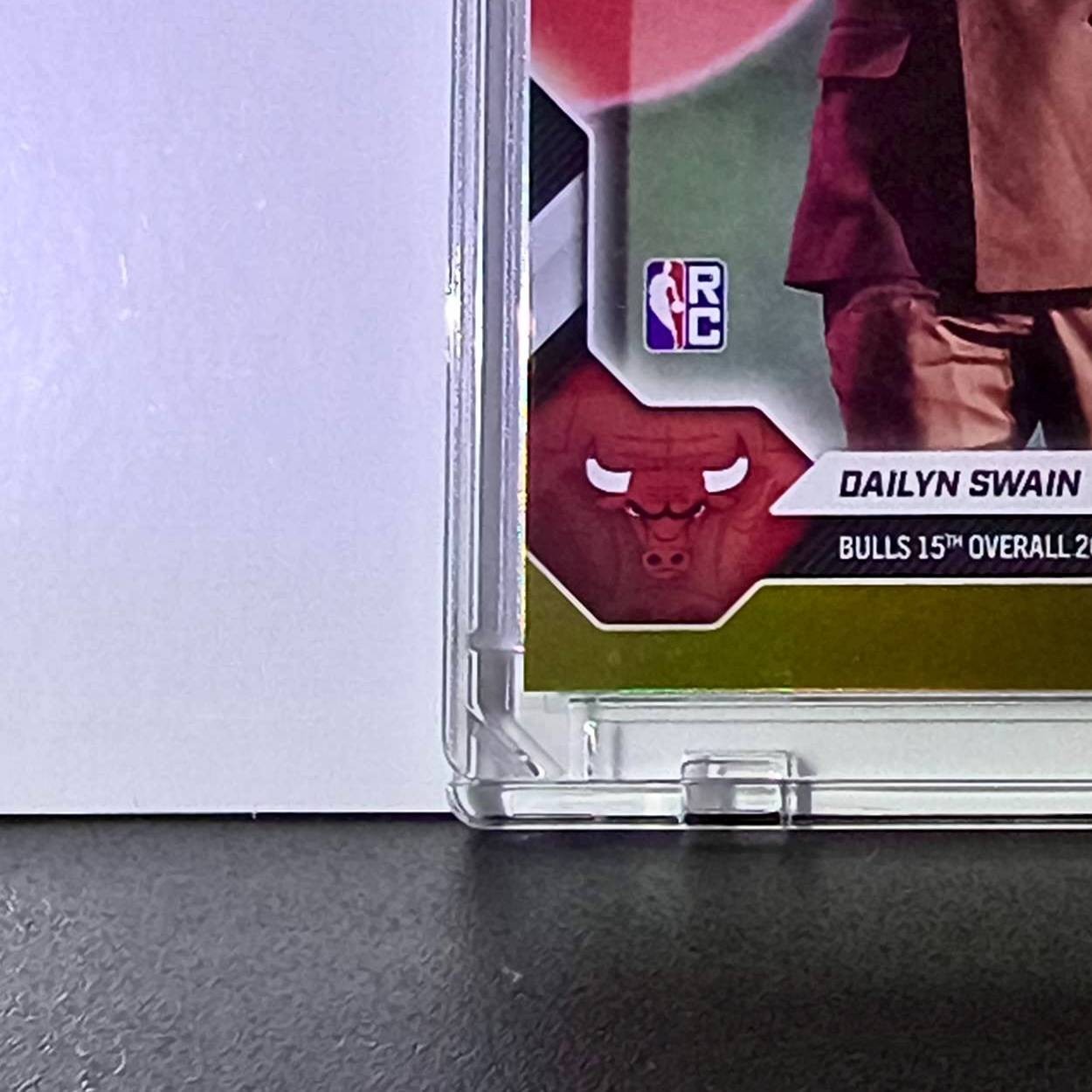 Dailyn Swain Rookie 2026-27 Topps NBA Draft #DSWA Gold Foil 43/50 Card Bulls