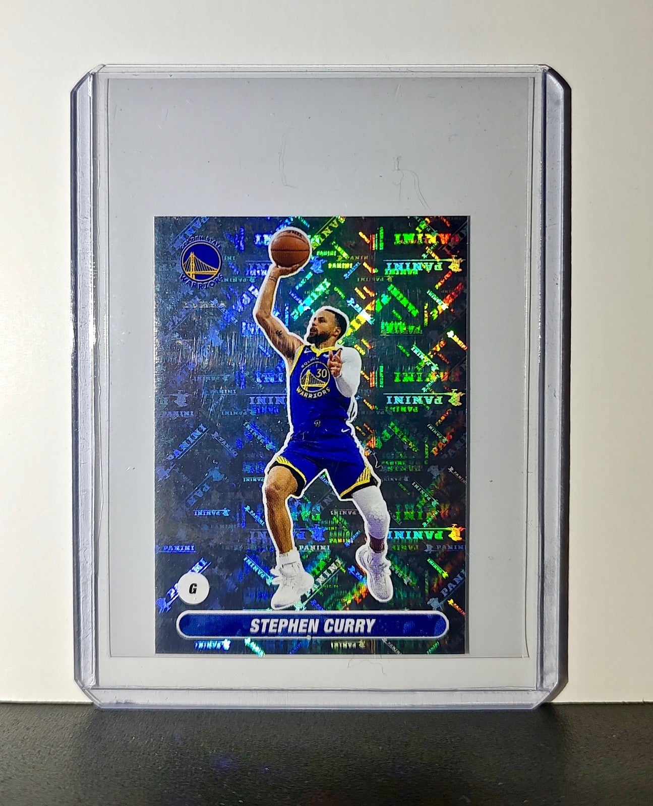 Stephen Curry 2023-24 Panini NBA #322 Foil Sticker Golden State Warriors