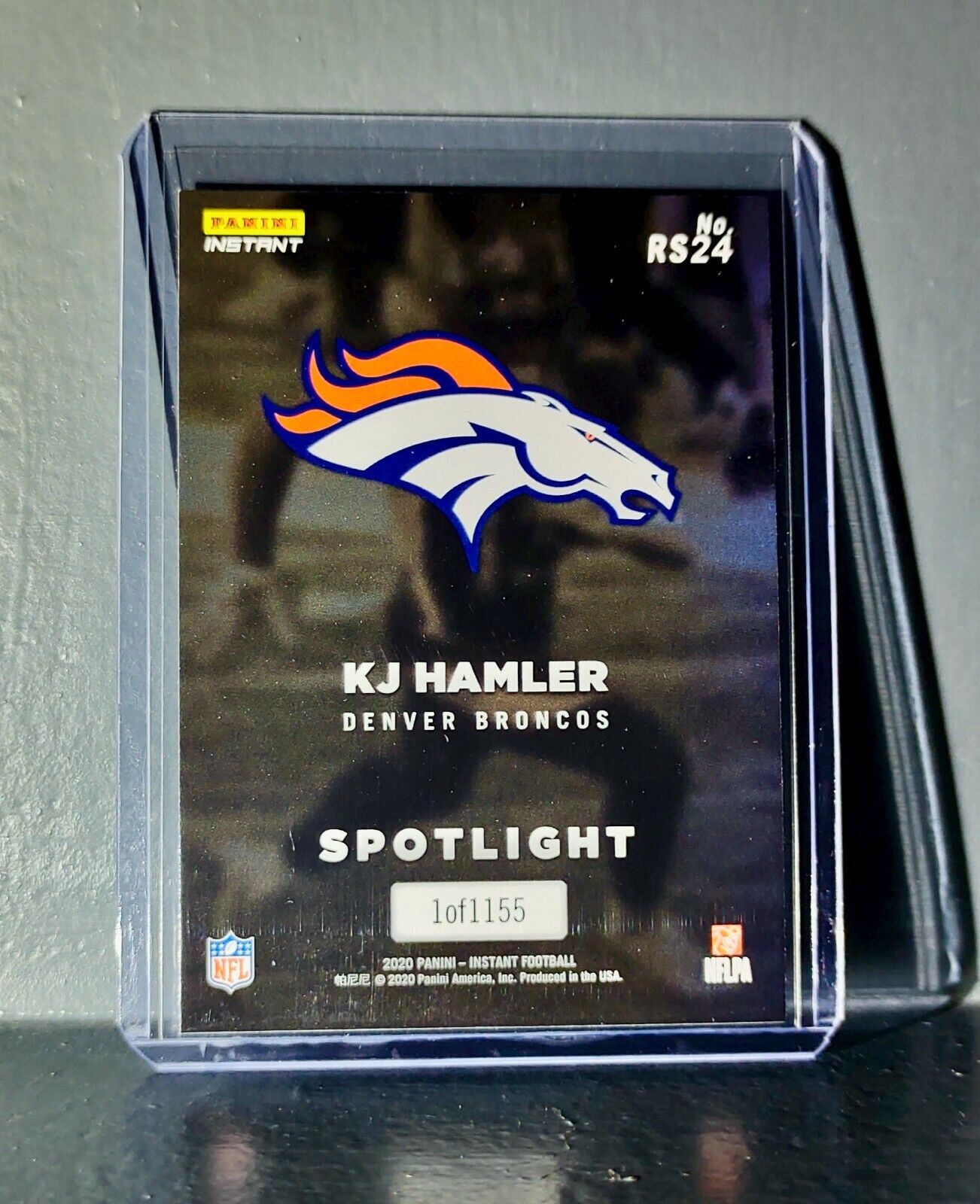 KJ Hamler 2020 Panini NFL Rookie Spotlight #24 Football Card 1 of 1155