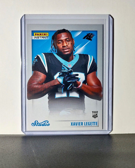 Xavier Legette 2024 Panini NFL Studio Rookies #32 Card Carolina Panthers 1/1672