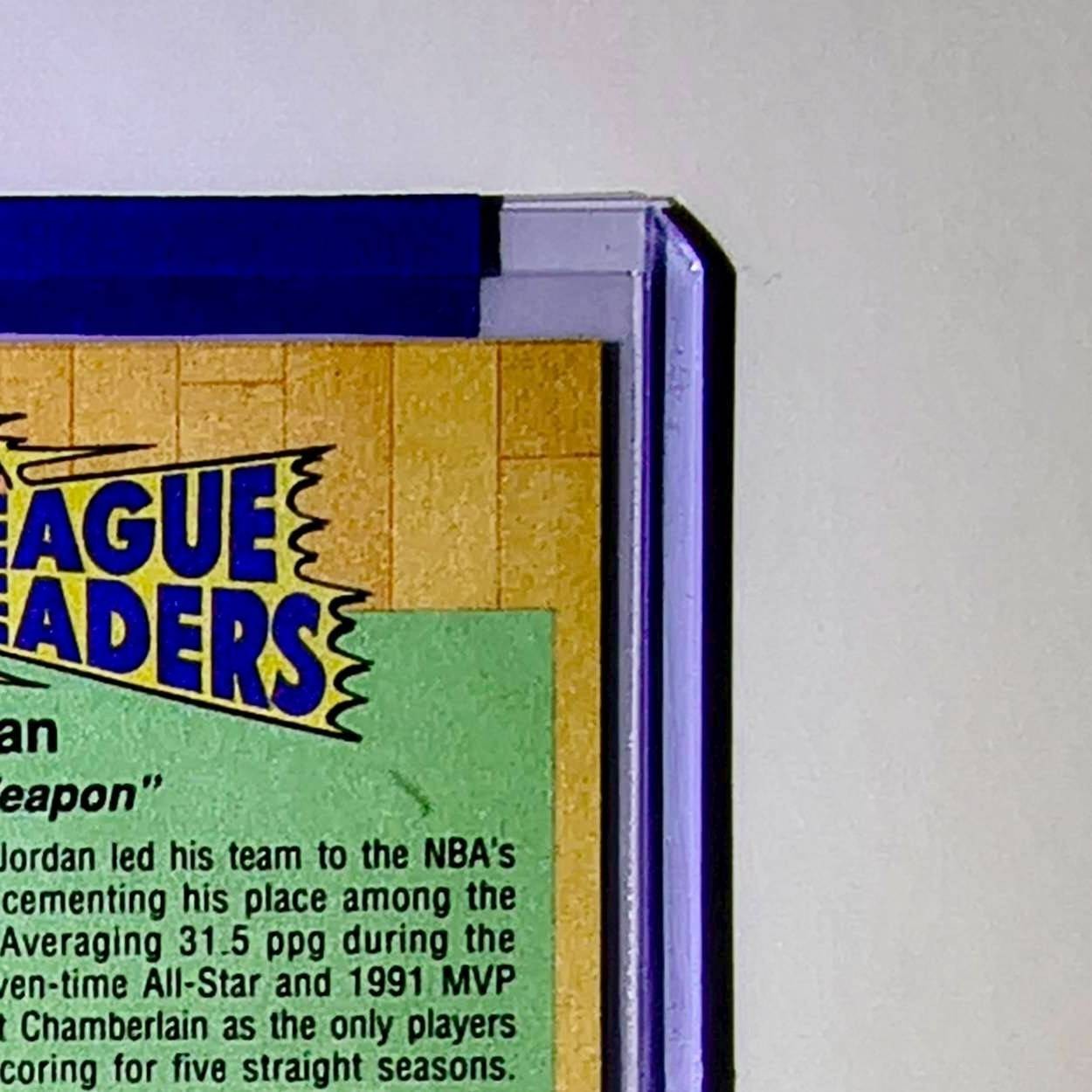 Michael Jordan 1991-92 Fleer League Leaders #220 Basketball Card Chicago Bulls