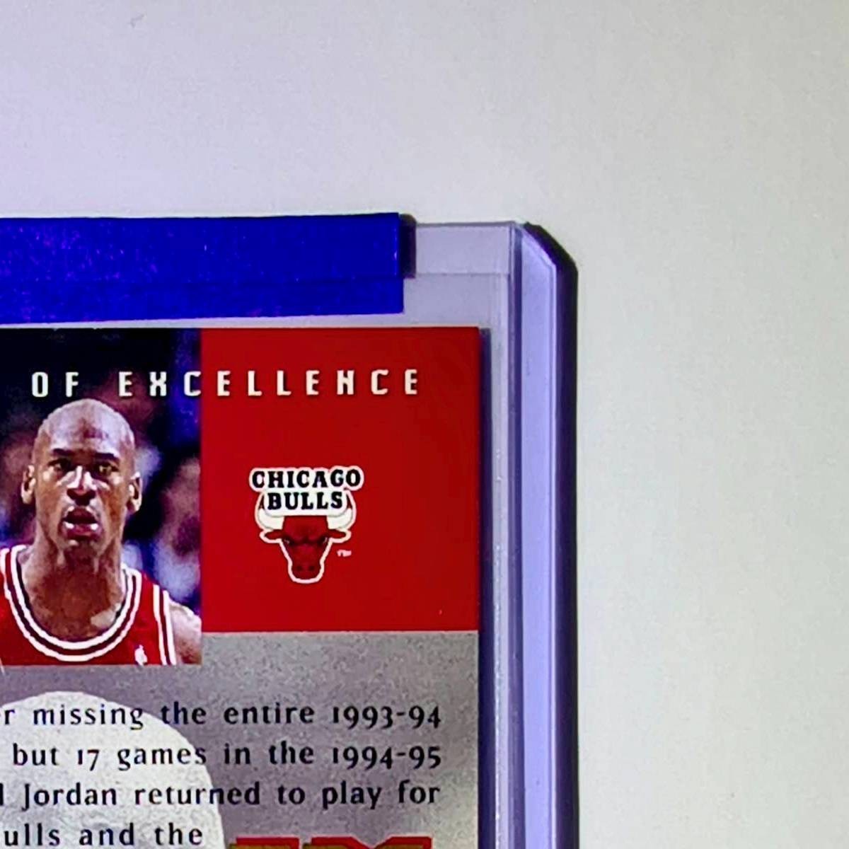 Michael Jordan 1995-96 Upper Deck Return of Excellence #335 Card Chicago Bulls