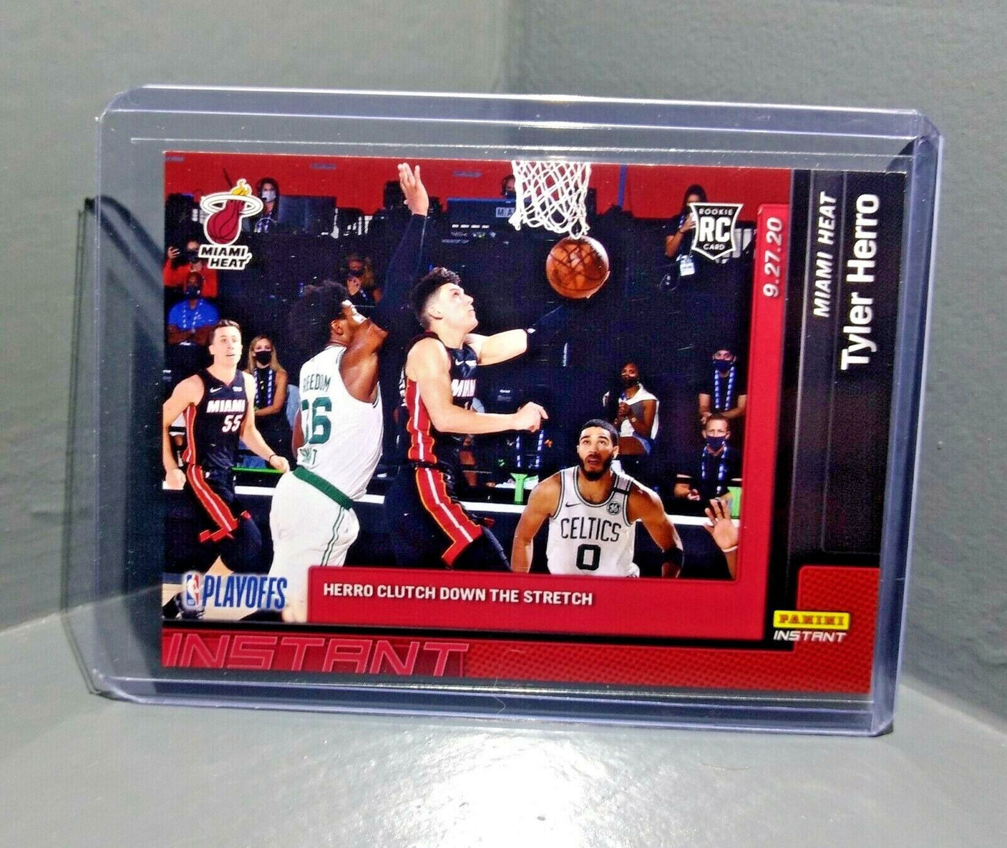 Tyler Herro 2019-20 Panini NBA Playoffs Instant #229 Basketball Card 1 of 500