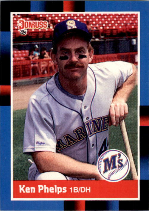 1988 Ken Phelps Donruss Baseball Card #489