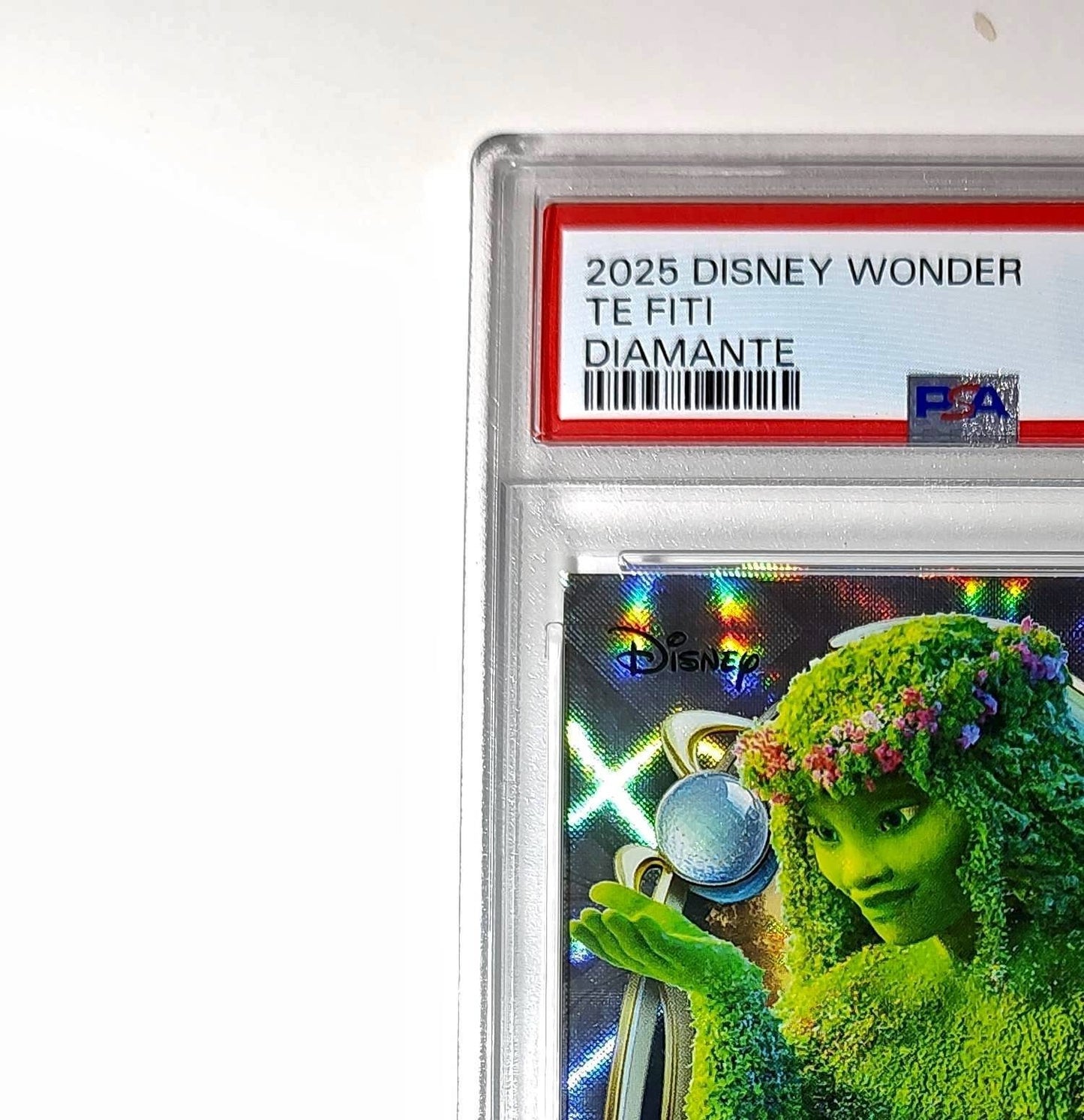 Te Fiti 2025 Topps Disney Wonder #90 Winter Variant Card Moana PSA 8