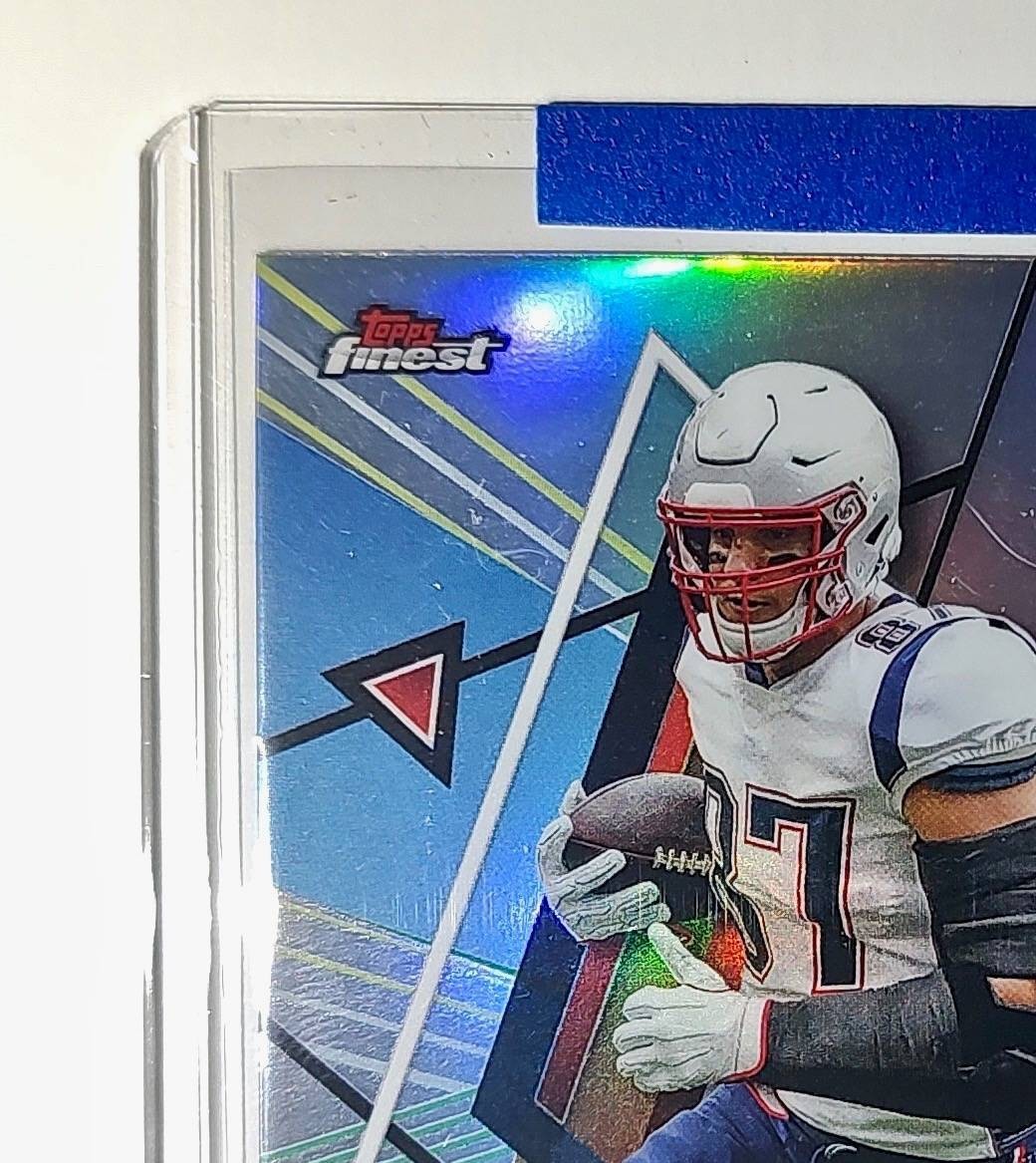 Rob Gronkowski 2023 Topps Finest NFL #213 Refractor Card New England Patriots