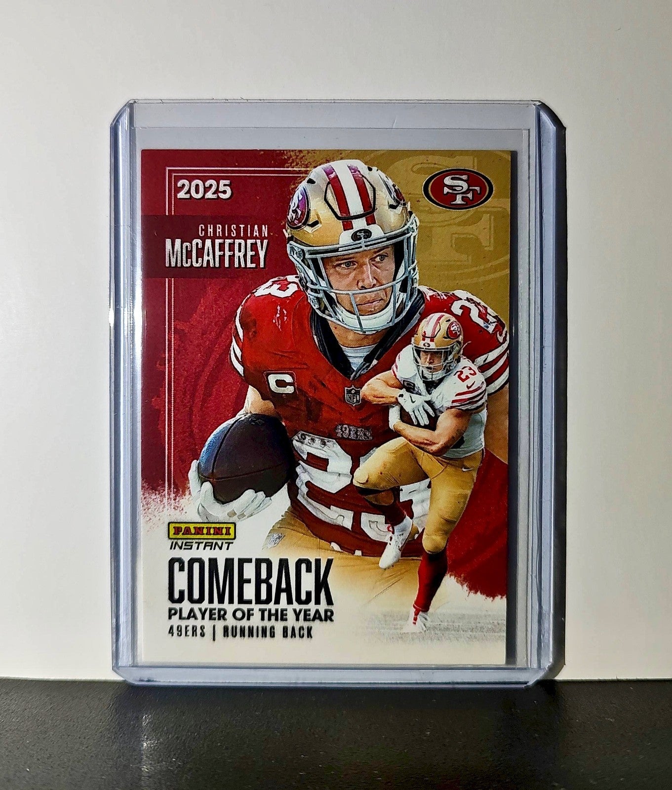Christian McCaffrey 2025 Panini NFL Comeback Player of the Year Card 1 of 173