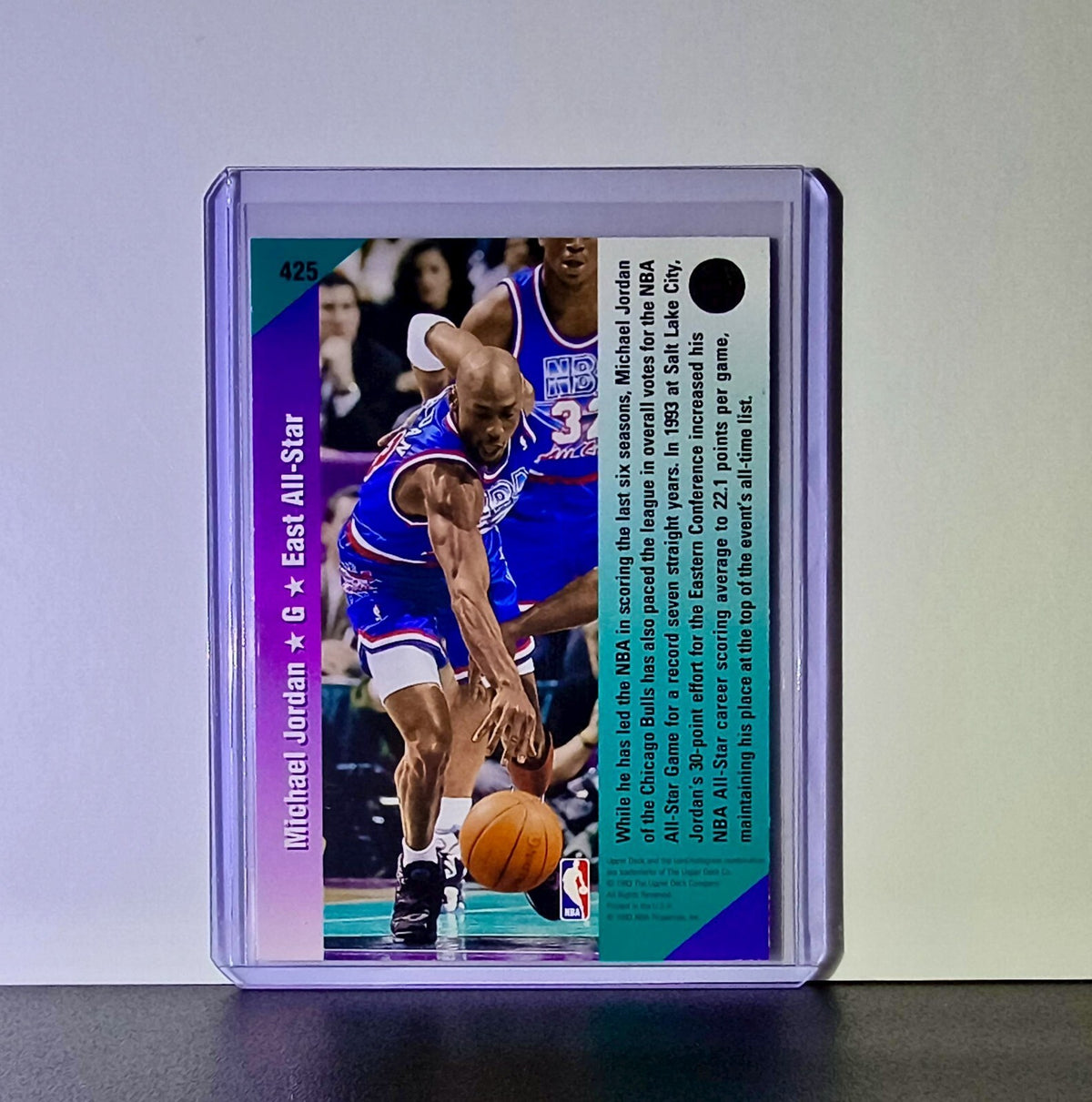 Michael Jordan 1992-93 Upper Deck All Star #425 Basketball Card Chicago Bulls