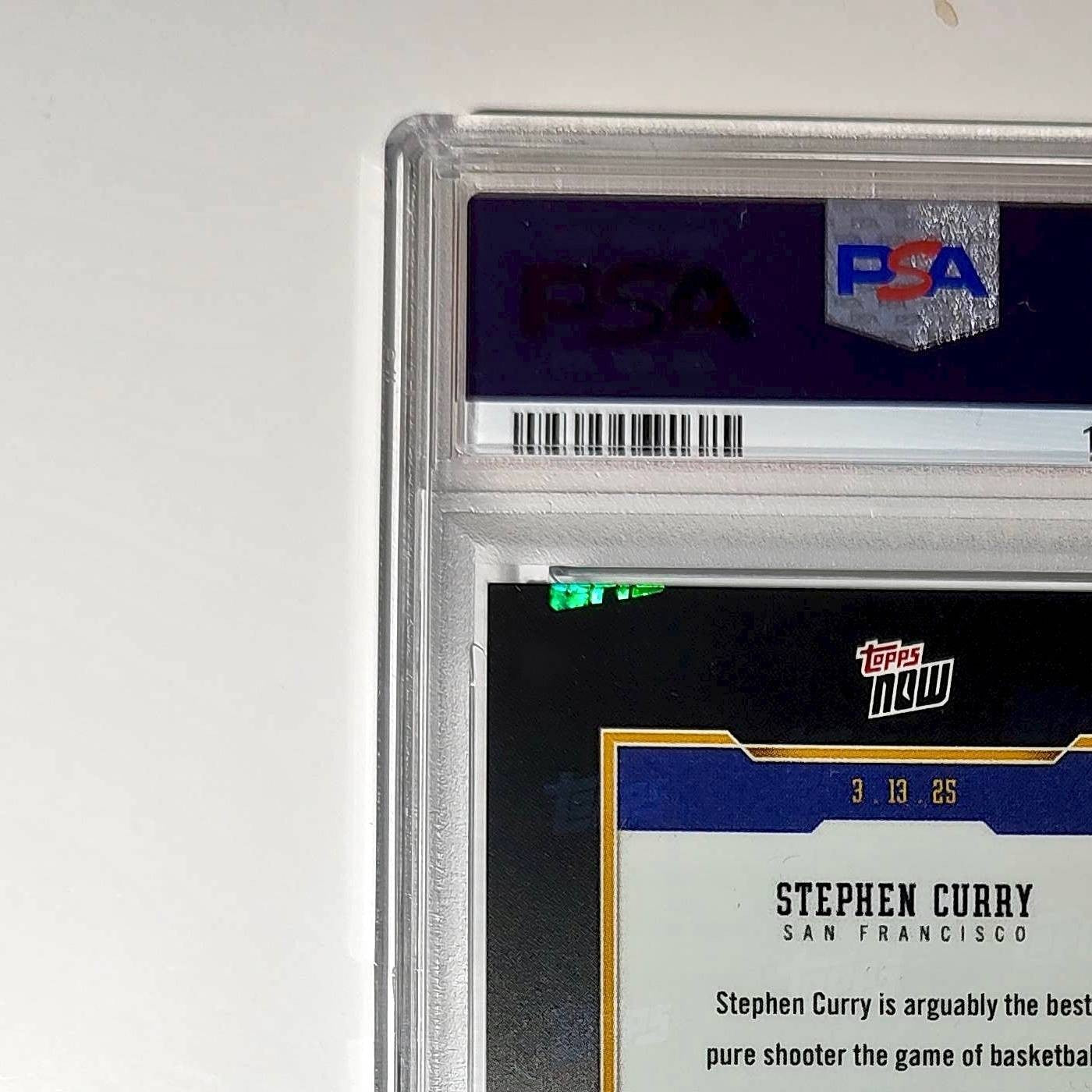 Stephen Curry 2024 Topps Now 4000 Career 3 Pointers #13 PSA 10 Gem Mint