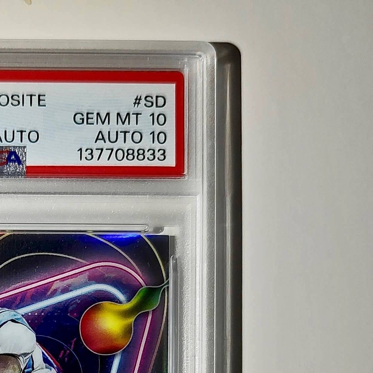 Stephen Davis 2023 Topps Chrome Cosmic #CCA-SD Refractor PSA 10 Auto 10