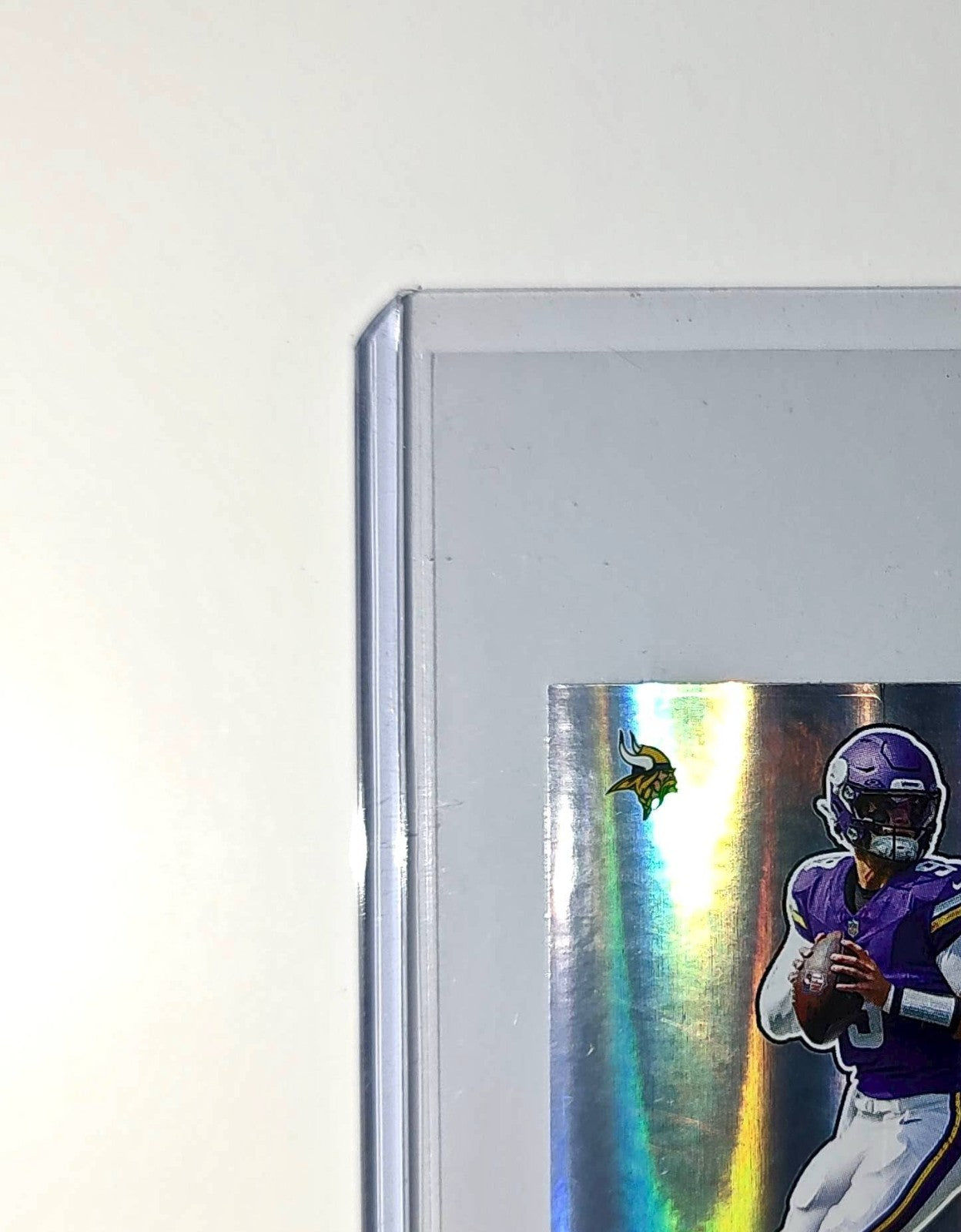 J.J. McCarthy 2025 Panini NFL #421 Foil Sticker Minnesota Vikings