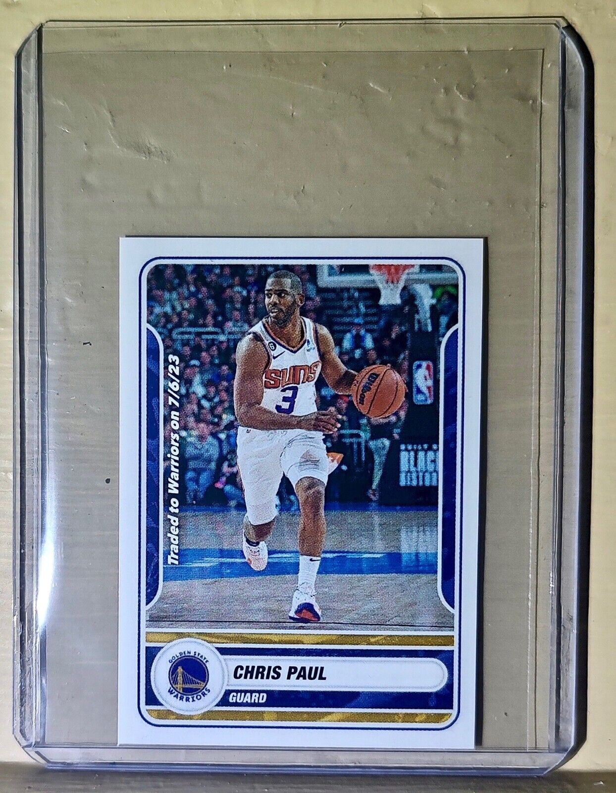 2023-24 Chris Paul Panini NBA Basketball #327 Sticker Golden State Warriors