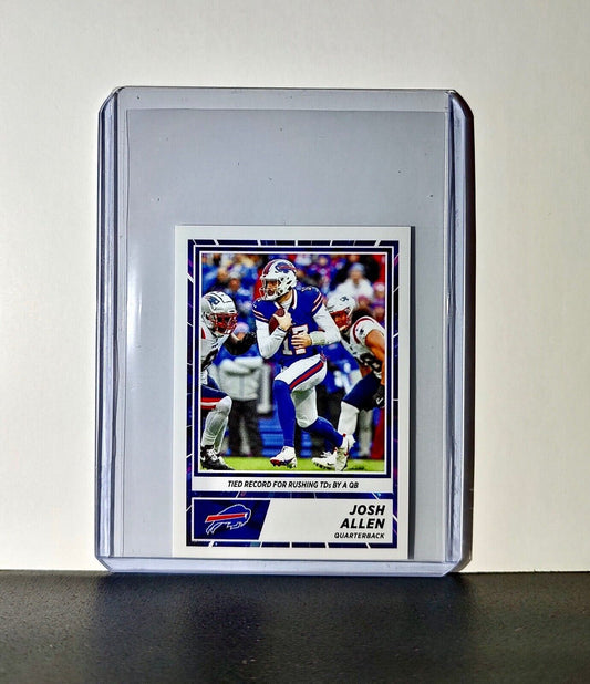 Josh Allen 2024 Panini NFL Sticker #28 Buffalo Bills