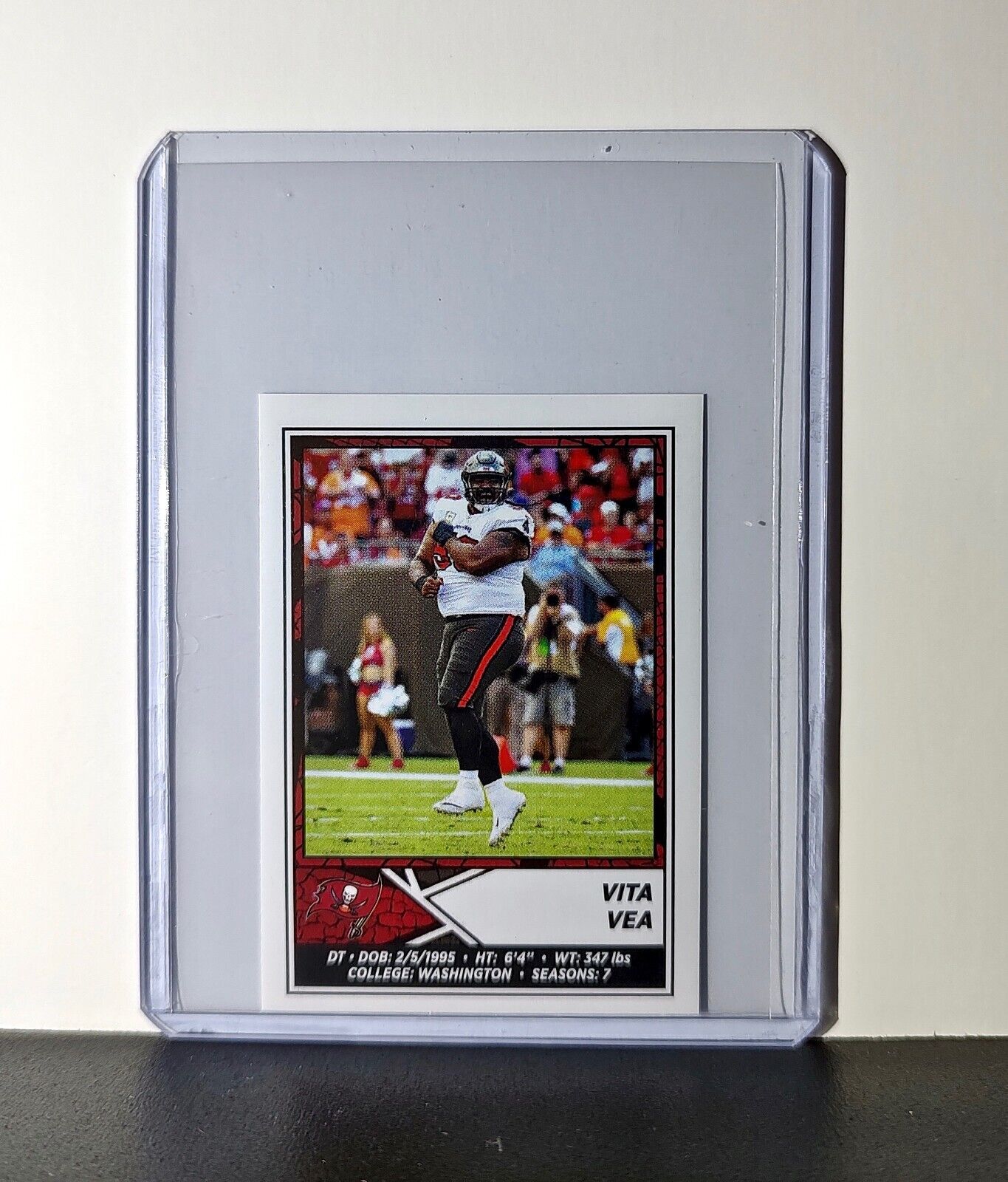 Vita Vea 2024 Panini NFL Sticker #480 Tampa Bay Buccaneers