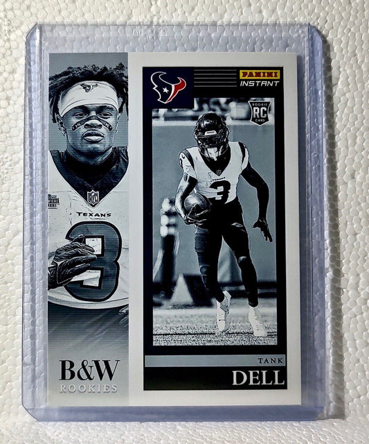 Tank Dell 2023 Panini NFL #20 Black & White Rookies Card Houston Texans 1/216