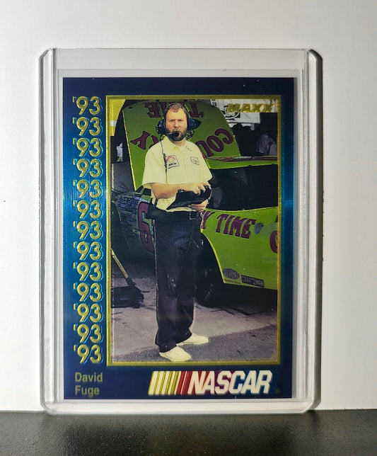 David Fuge 1993 Maxx Premier Plus Racing #150 NASCAR Card Tri-Star Motorsports