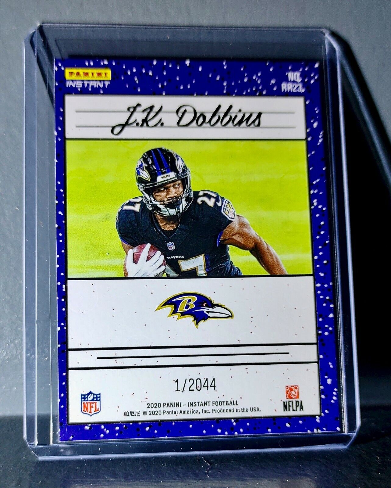 JK Dobbins 2020 Panini NFL Rated Rookie Retro #23 Rookie Football Card 1/2044